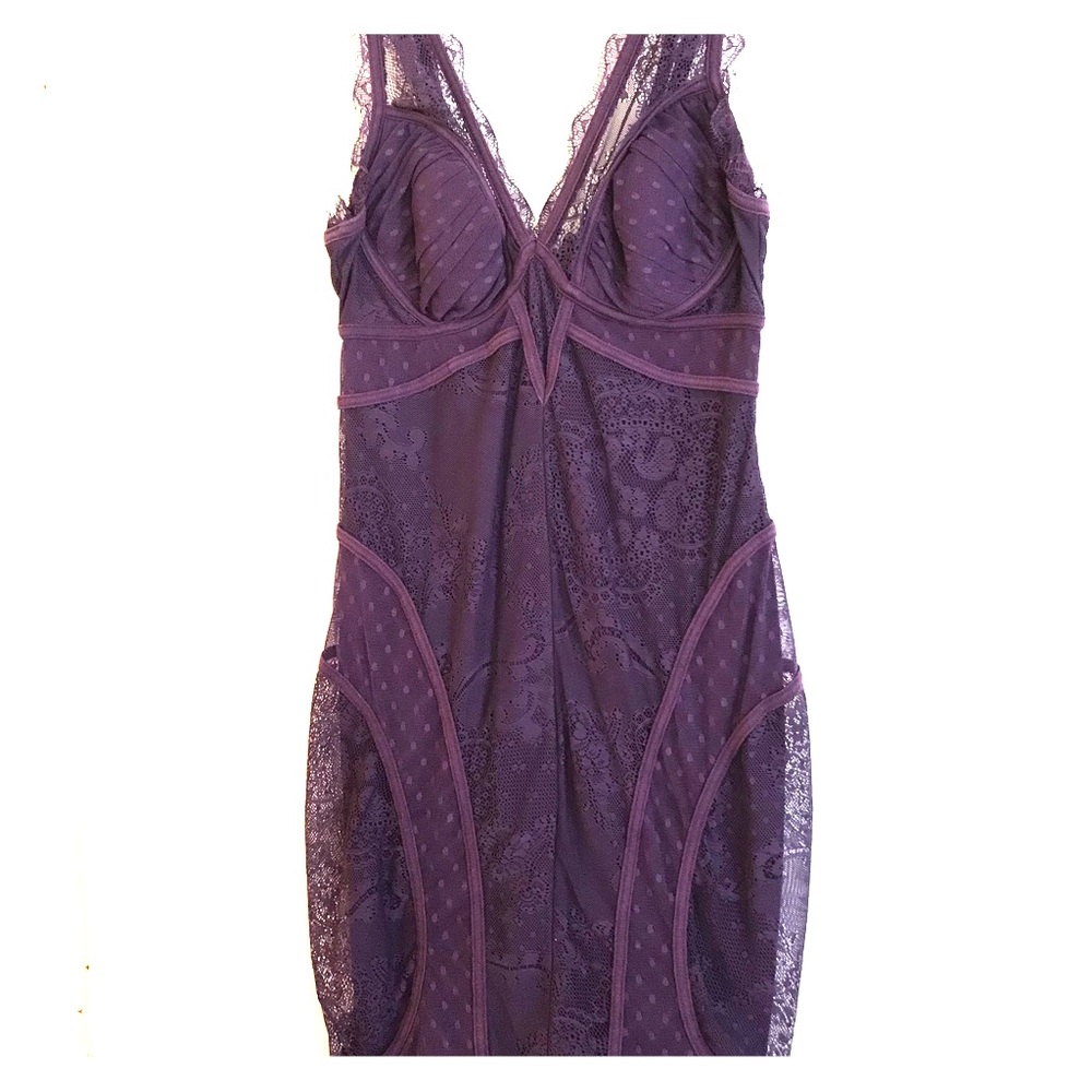 Purple bodycon